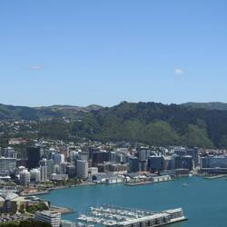 View of Wellington from Mt Victoria