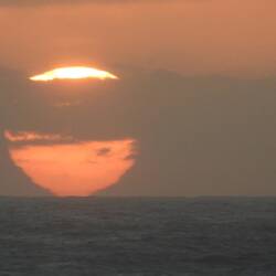 Sunrise this morning