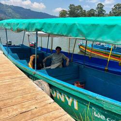 Anton isch bereit zum Ablegen.