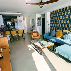 Küche und Wohnzimer