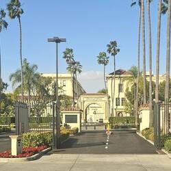Drove by the entrance to Paramount Pictures Studios