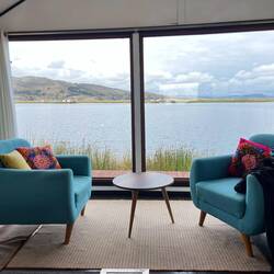 Blick aus unserem Zimmer auf den See