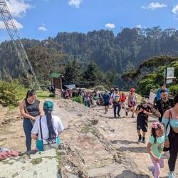 Alleine waren wir nicht unterwegs... 🙈