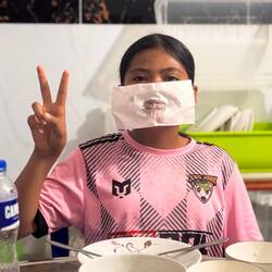 Nyka beim Quatsch machen ☺️