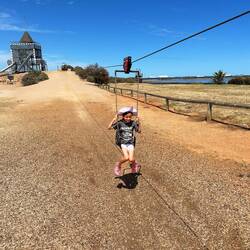 Biggest flying fox and slides we've seen so far