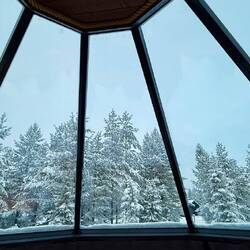 Unsere Aussicht aus dem Bett