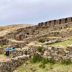 Des ruines Incas sur l'île