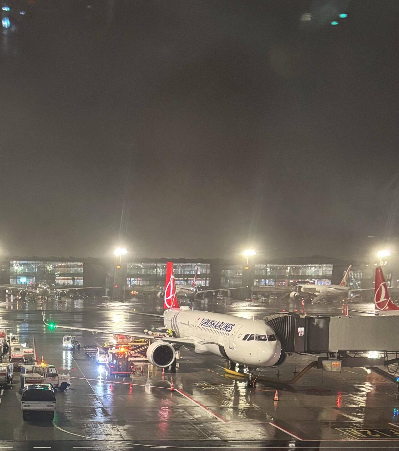 Regenwetter in Istanbul