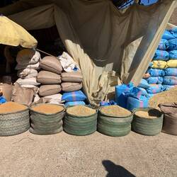 Getreide. Was man kauft, kann man nebenan mahlen lassen