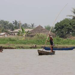 ... fährt mich über das Delta