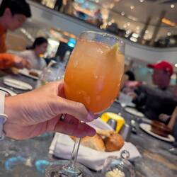 Even Bel was making use of the extended happy "hour"