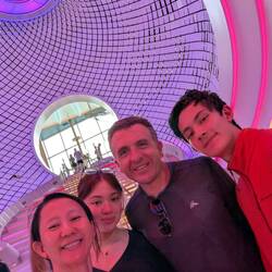 The colours are odd in places, but the layout is excellent. Fortunately there's no neon in our area.