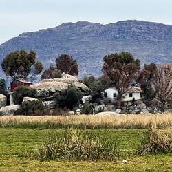 Ehemalige Inseln im jetzt verlandeten Seeteil