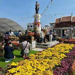 Heroic woman inside city of Korat