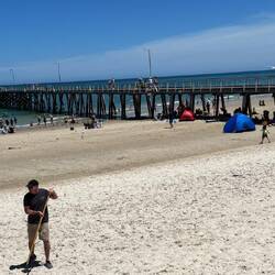 Der historische Henley Jetty, 1882 gebaut