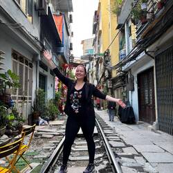 Me at train street ❤️