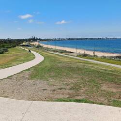 Elwood beach from viewpoint