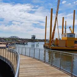 Pier new extension for penguin and rat viewing