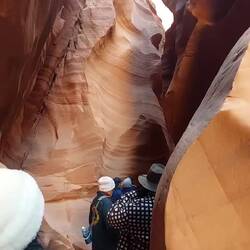 Dann ab in den Antilope Canyon