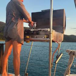 Abendessen auf dem Grill