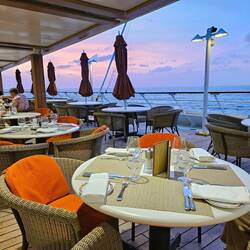 Breakfast spot on the terrace