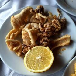 Fritierte Calamari