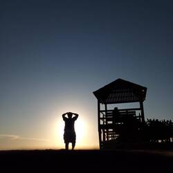 Playa eco sustentable de Epecuen