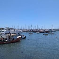 It's surprisingly still a working fishing port