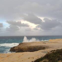 Auf der anderen Seite von GOZO.. stürmisch und regnerisch