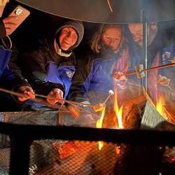 Gegrillte Marshmellows