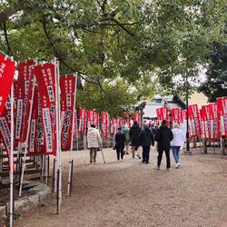 The approach to Sumiyoshi Taisha