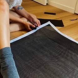 putting up fly screens