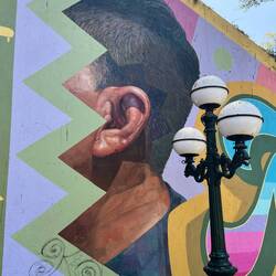 Wandmalerei in Baranko