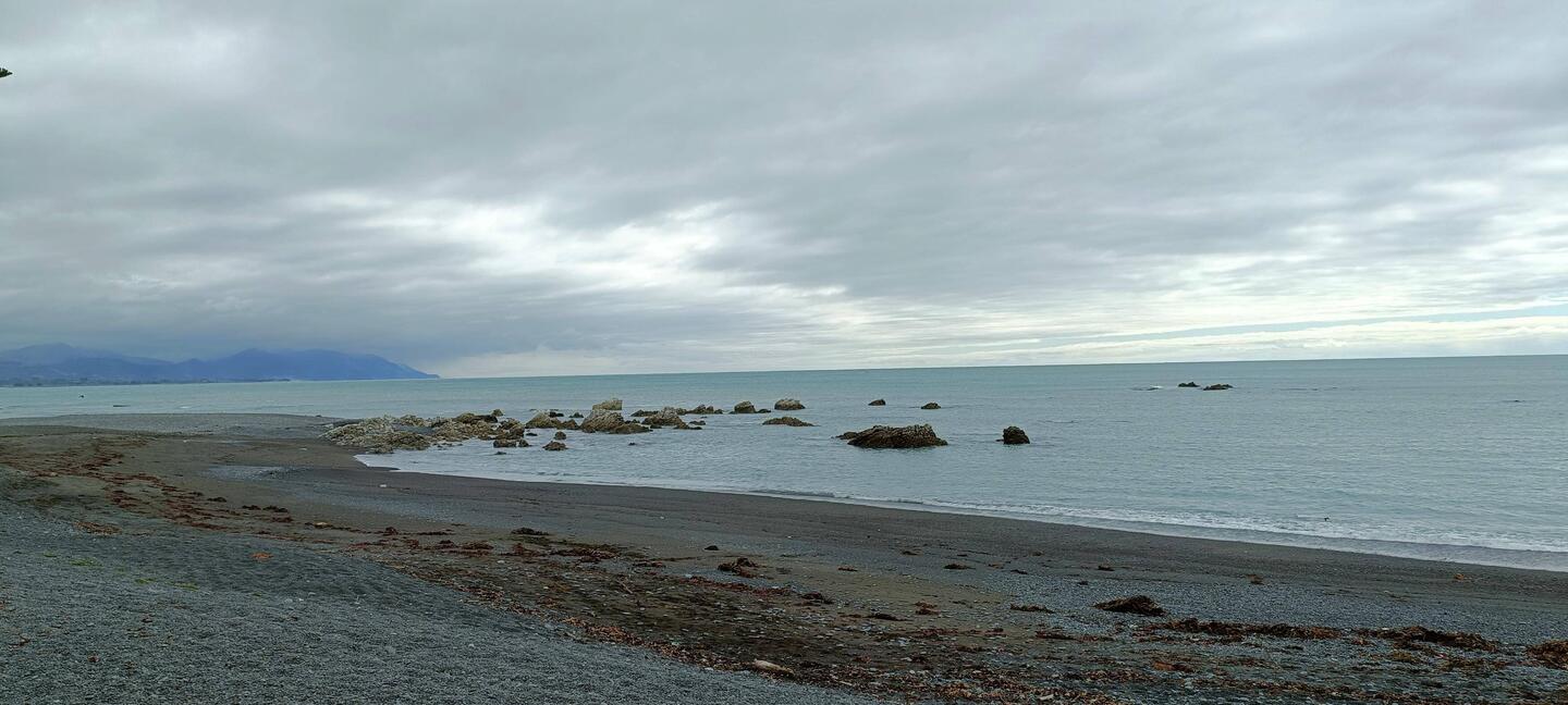 Balade le long de la plage