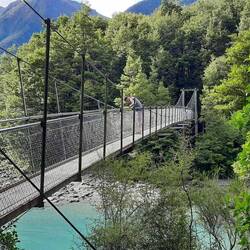 Blue pools Bridge. Haast