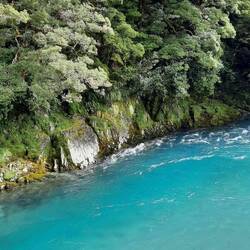 Blue pools. Haast