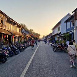 Viertel der Französische Kolonialbauten