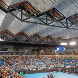 Roof of stadium closed