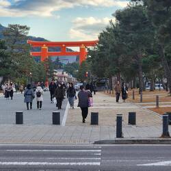 Entrance to Heian Jingu (Shinto) Shrine