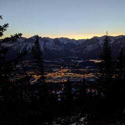 Canmore bei Nachteinbruch