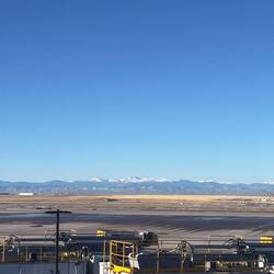 Flughafen Denver - Rocky Mountains