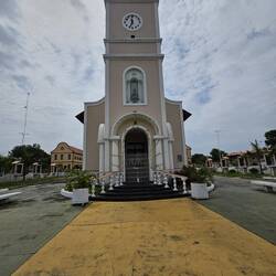 The church we were invited into where we chatted with the priest