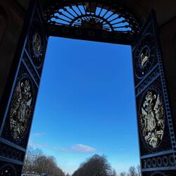 Gates at main entrance