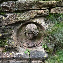 Just a random head in a wall