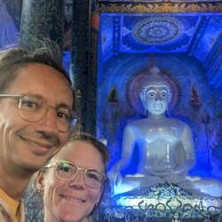 Buddha ist blau