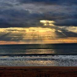 Kurz vor Sonnenuntergang