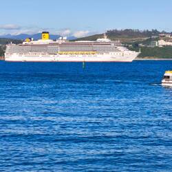 Unsere Kabine wartet zur Weiterfahrt in das 600 Seemeilen entfernte San Antonio