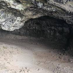 Inside lava tube