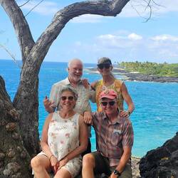 Took a short walk to Karen's and Mike's favorite spot on the island