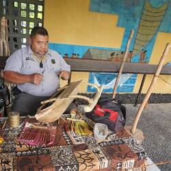 Ranger was making a boat for an annual children's event